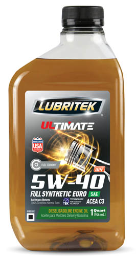 Aceite de Motor Sintético 5W-40 botella de 1/4 GL - AutoPlanet